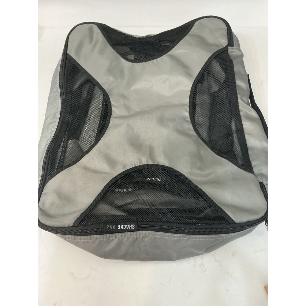 Shacke Pak - 4 PC Set Packing Cubes - GRAY- Travel Clothes Organizer - Luggage